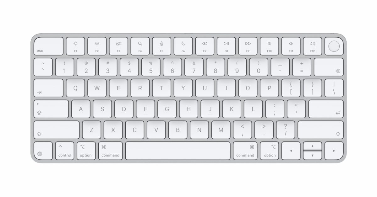 Nová Magic Keyboard od Applu s ikonami místo popisků