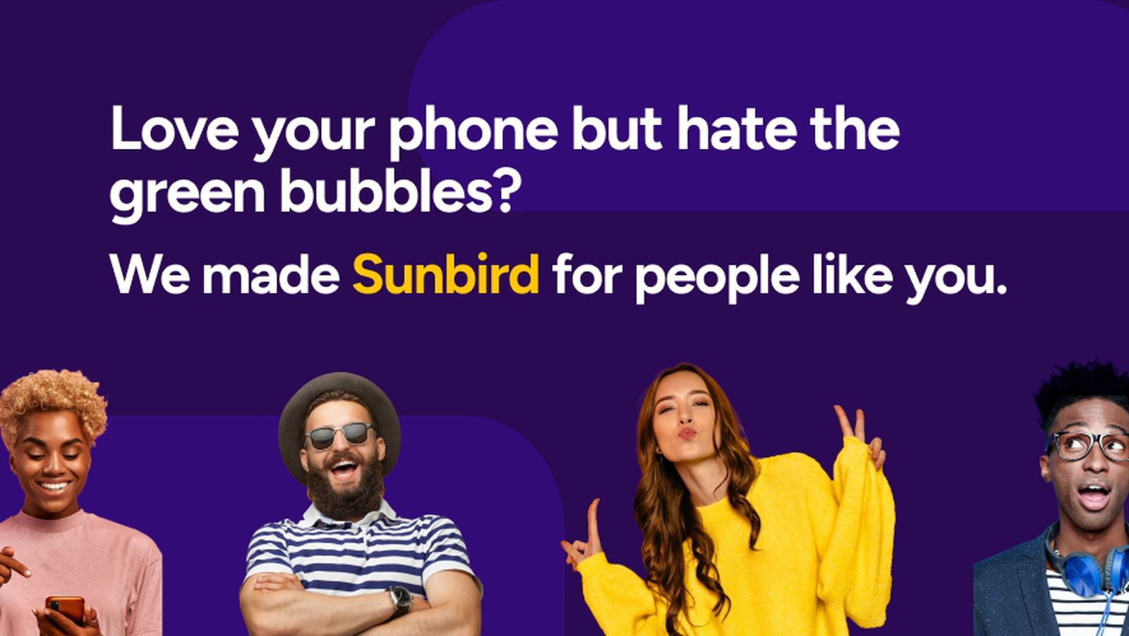 Aplikace Sunbird pro iMessage na Androidu