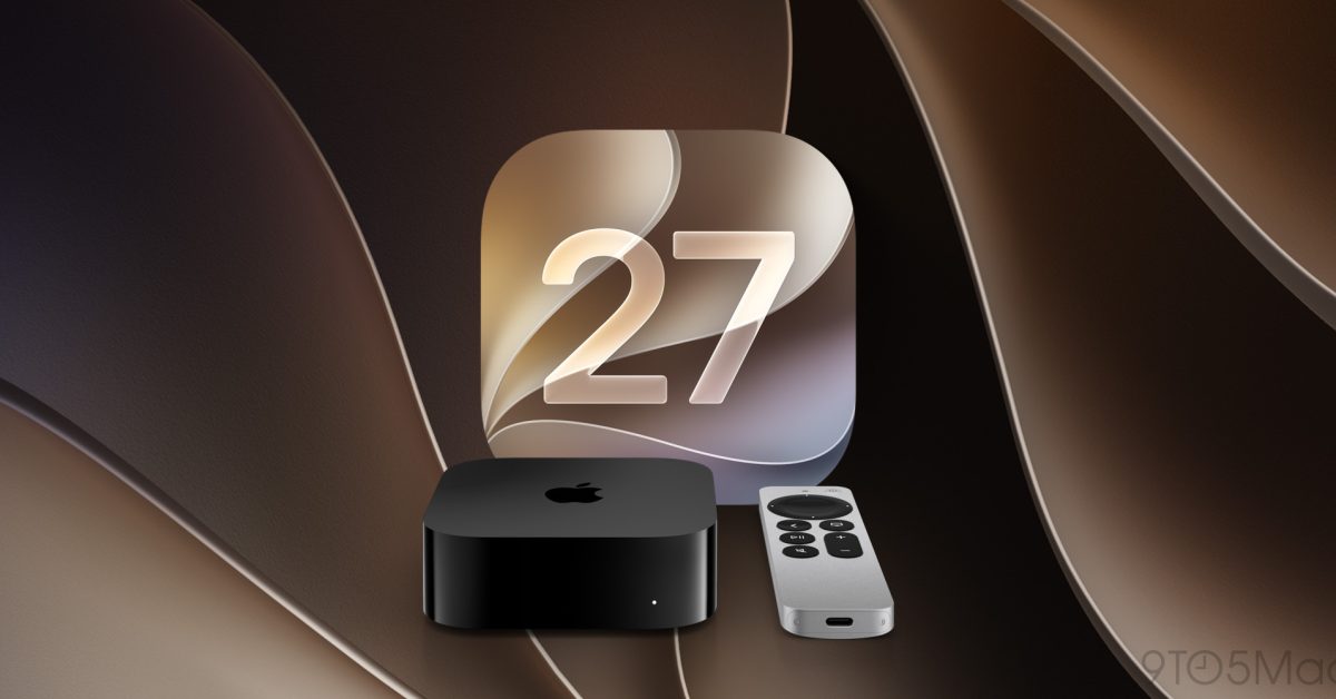 Apple TV 4K a nové tvOS 27