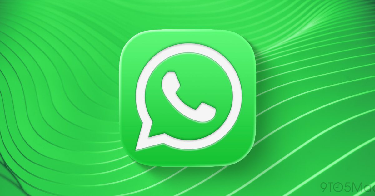 WhatsApp na iPhonu s označením AI médií
