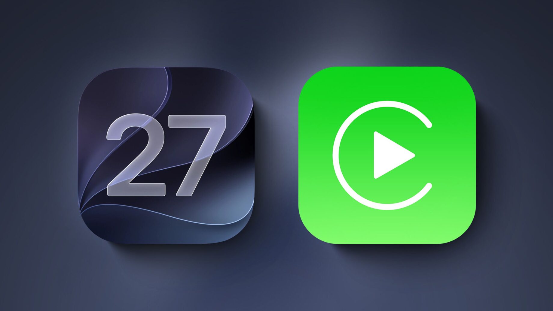 CarPlay v iOS 27 na displeji auta s novými widgety a Mapami