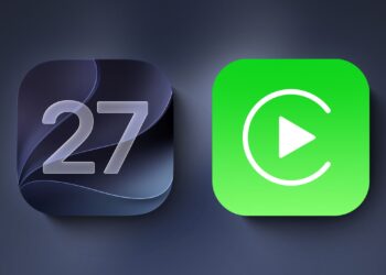 CarPlay v iOS 27 na displeji auta s novými widgety a Mapami