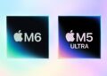Benchmarky čipů Apple M5 Ultra a M6 na displeji