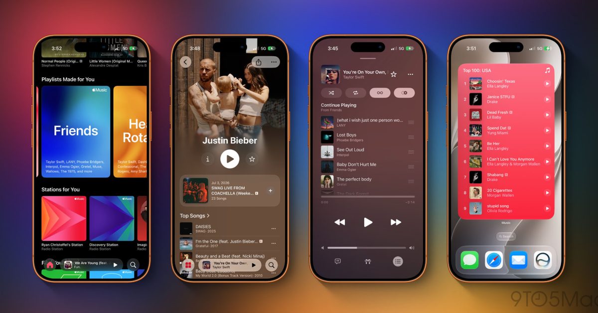 Apple Music na iPhonu s novými funkcemi v iOS 27