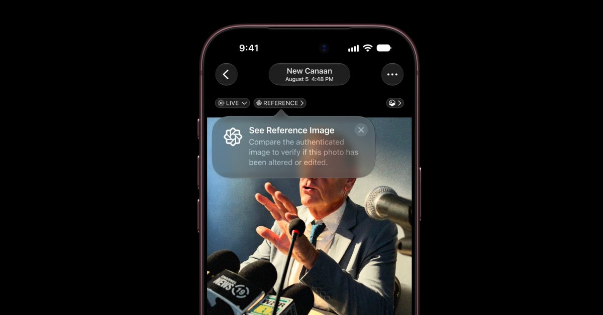 iPhone 18 Pro s režimem Reference Image
