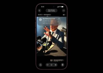 iPhone 18 Pro s funkcí Apple Reference Image pro ověření fotek
