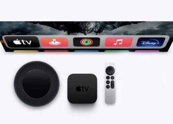 Apple TV 4K se čtyřmi HomePody pro prostorový zvuk