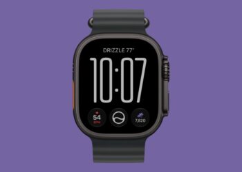Apple Watch Series 12 s živým počítáním kroků na ciferníku