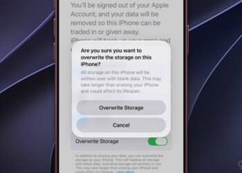 iPhone s novou volbou pro důkladnější smazání dat