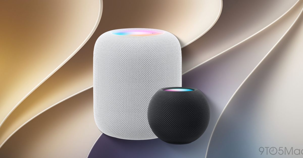 HomePod v obýváku s prostorovým zvukem