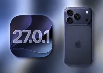 Aktualizace iOS 27.0.1 na iPhonu
