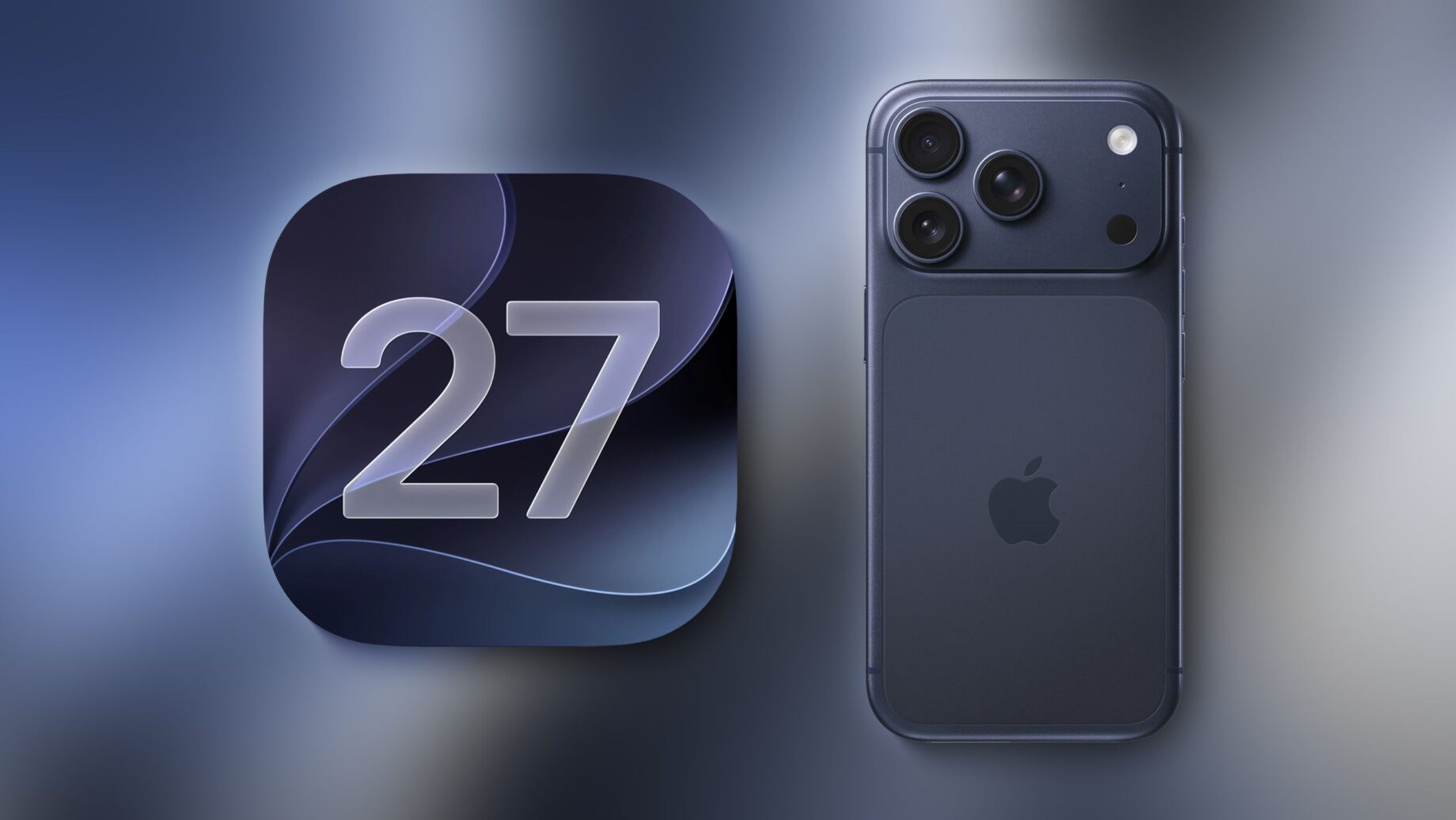 iPhone s obrazovkou aktualizace iOS 27