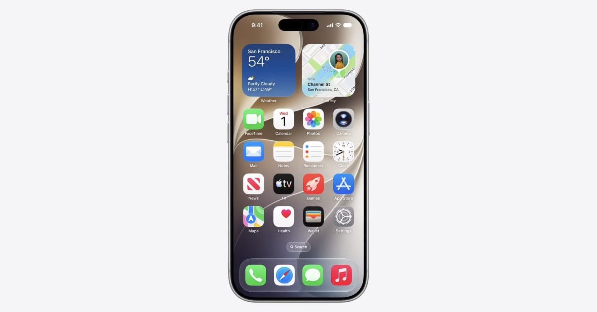 iPhone s iOS 27 a zkratkou pro vložení obsahu nad klávesnicí