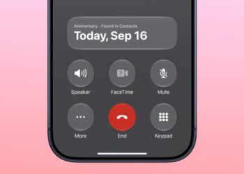 iPhone s připomínkou výročí při volání v iOS 27.2