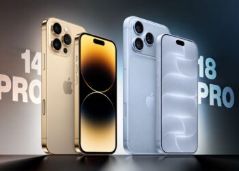 Srovnání iPhone 14 Pro a iPhone 18 Pro