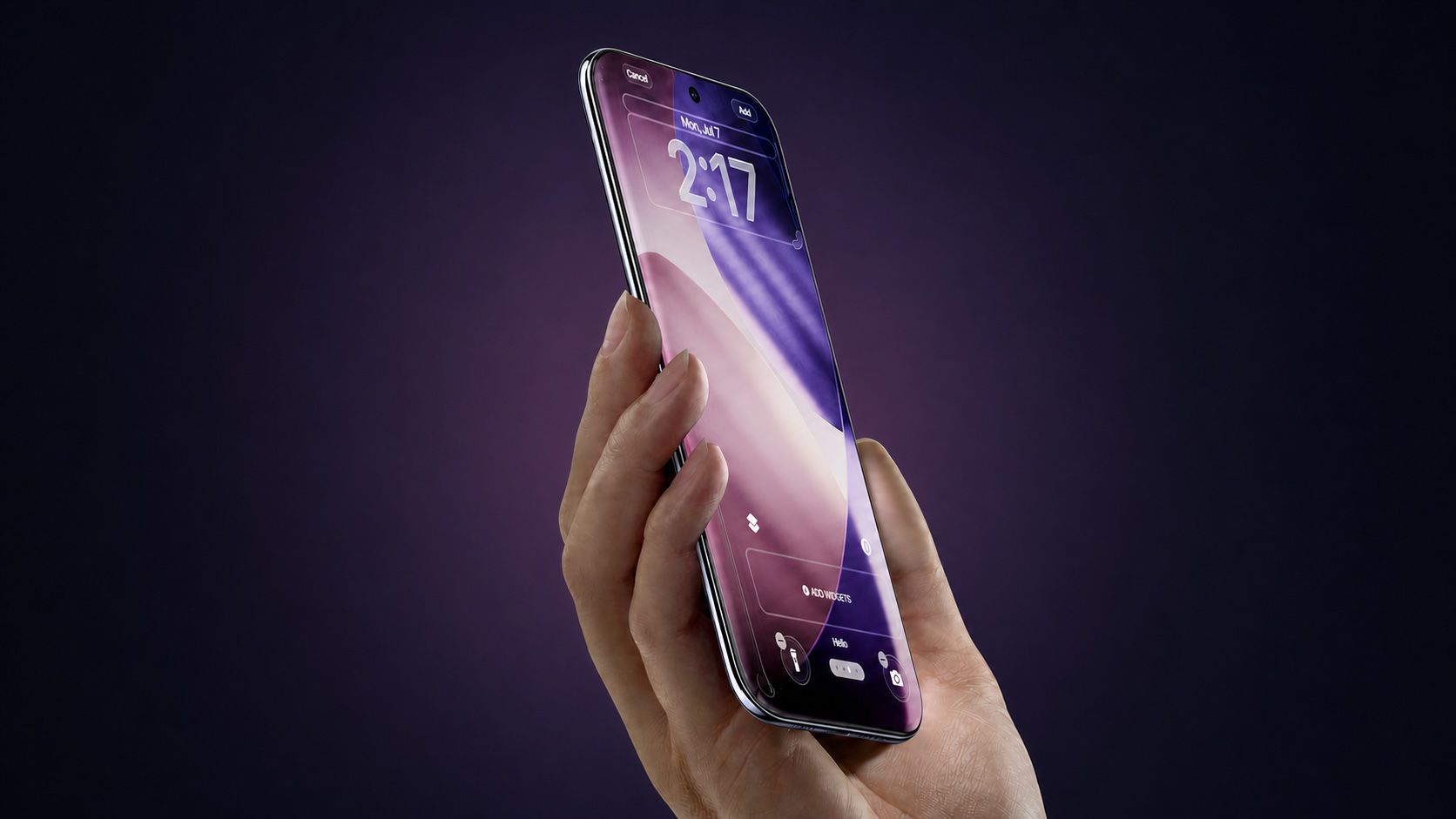 Koncept iPhonu Pro s úsporným OLED displejem