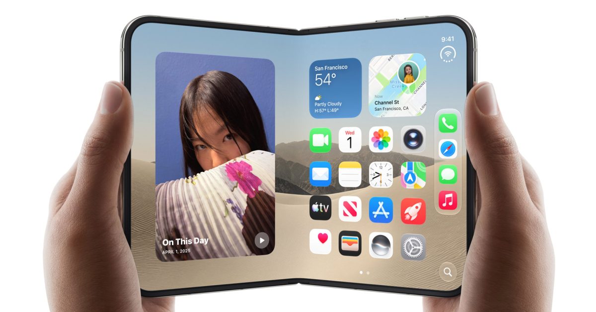 Skládací iPhone Duo s displejem od Samsungu