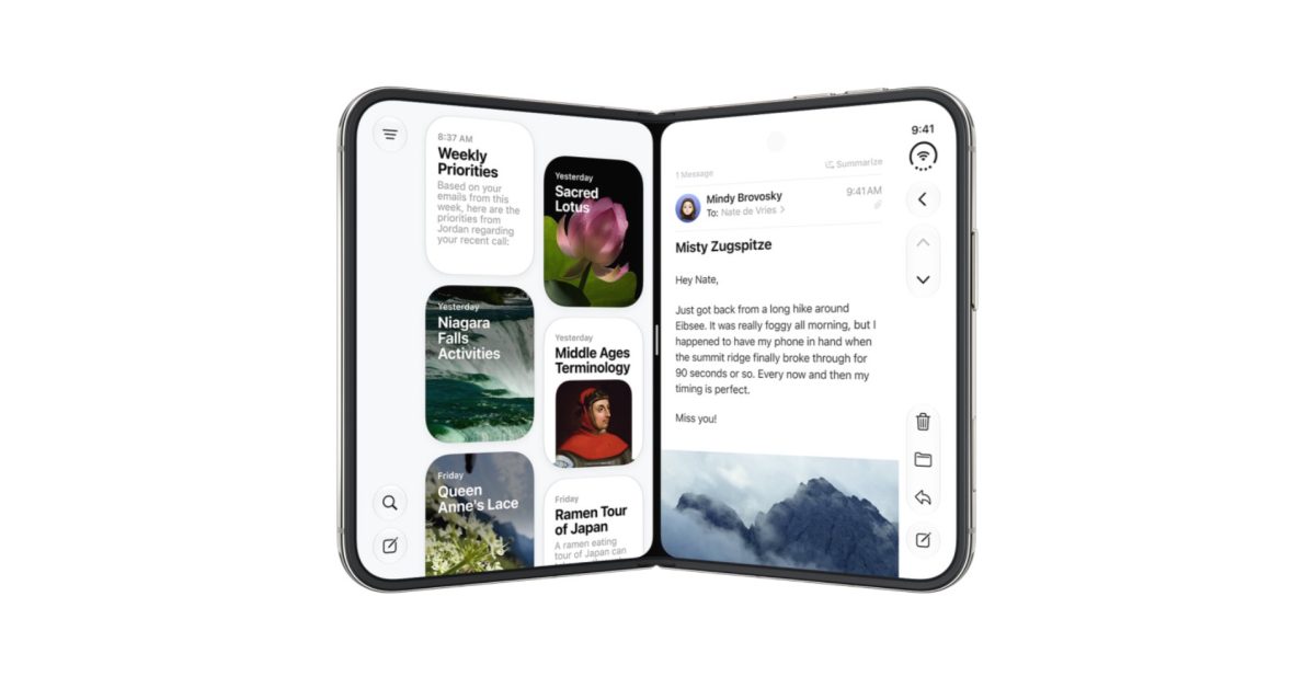 Skládací iPhone Duo s omezenou dostupností při startu