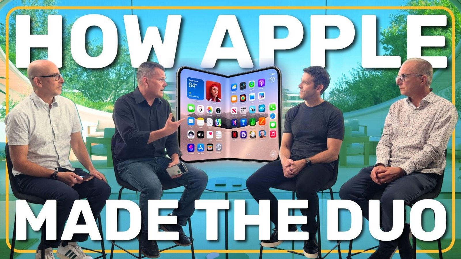 Apple iPhone Duo s ohebným displejem