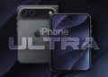 Skládací iPhone Ultra a detail pantu