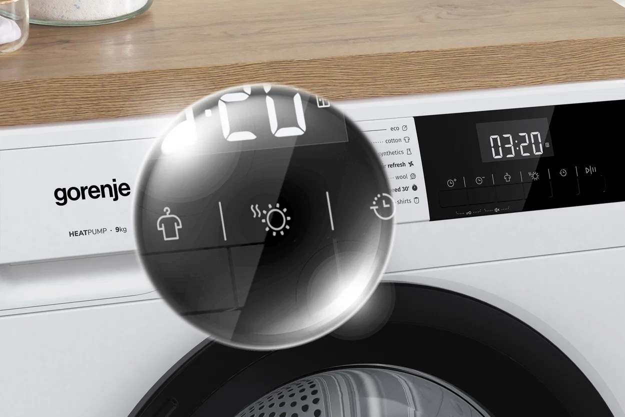 Bílá sušička prádla Gorenje D2HNE9D
