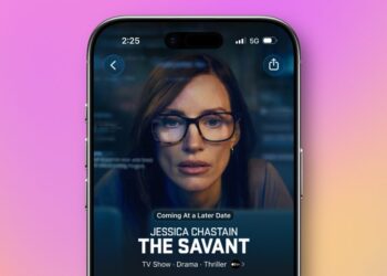 Jessica Chastain v seriálu The Savant pro Apple TV+