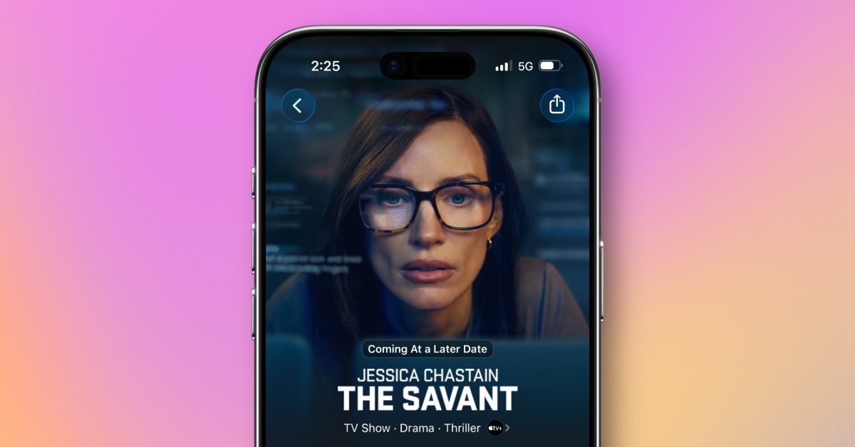Jessica Chastain v seriálu The Savant pro Apple TV+