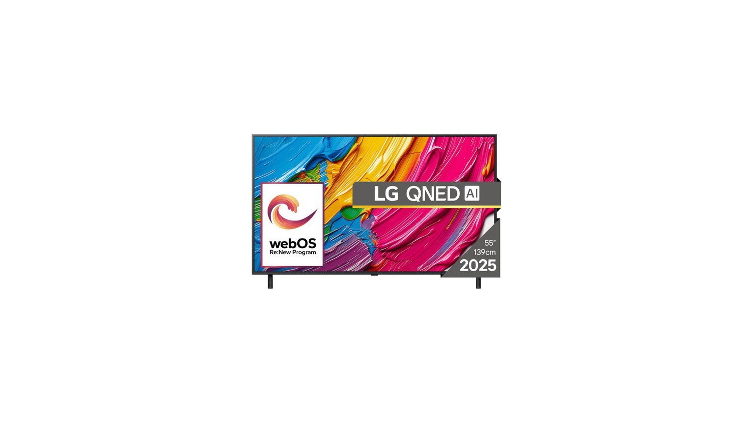 55palcová LG QNED televize s 4K rozlišením