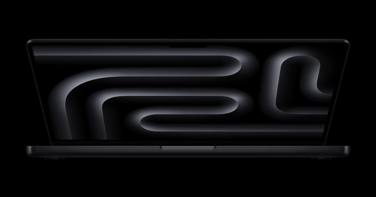 Vizualizace MacBooku Pro s OLED displejem a dotykovým ovládáním