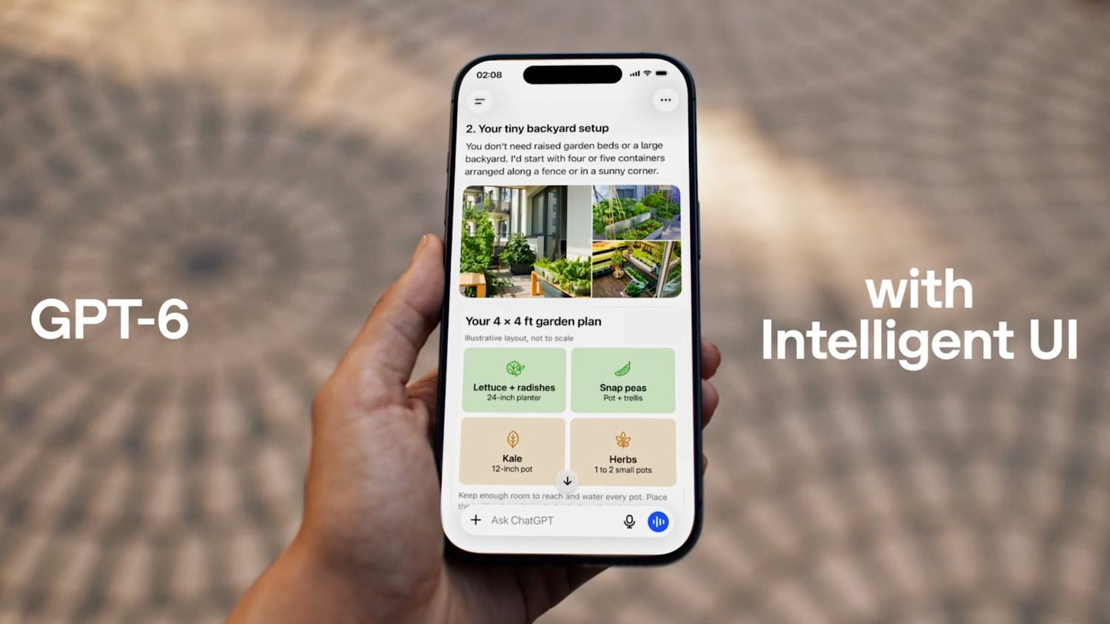 ChatGPT s GPT-6 a interaktivními prvky Intelligent UI