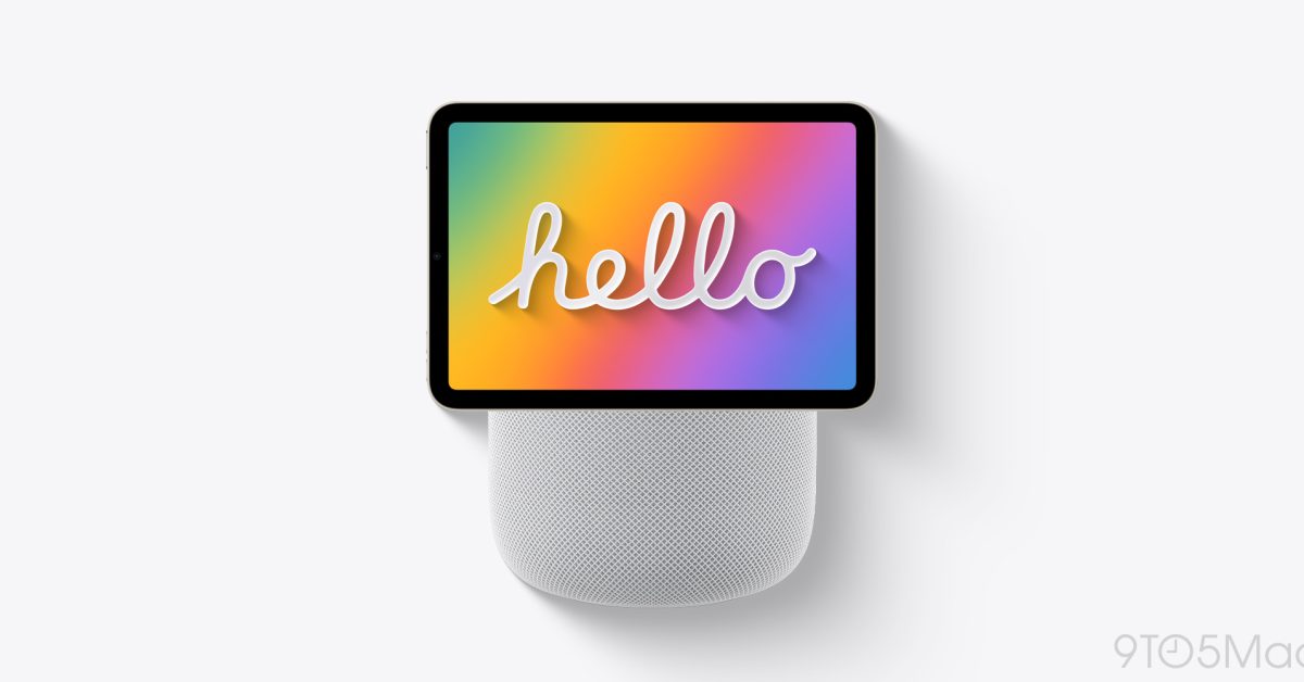 Očekávaný Apple HomePad s displejem pro Fotky, hudbu a Siri