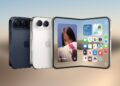 iPhone Duo s dvoustránkovým náhledem dokumentu v Quick Look