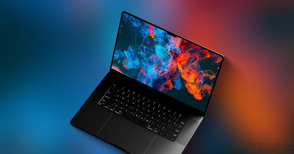 Přepracovaný MacBook Pro s Dynamic Islandem v displeji